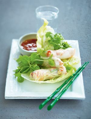 Rispappersnudlar med tofu