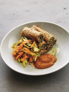 Bovetecrepes med persiljepesto Miljödieten