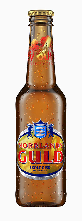 Norrlands guld ölflaska