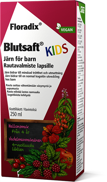 Blutsaft Kids förpackning