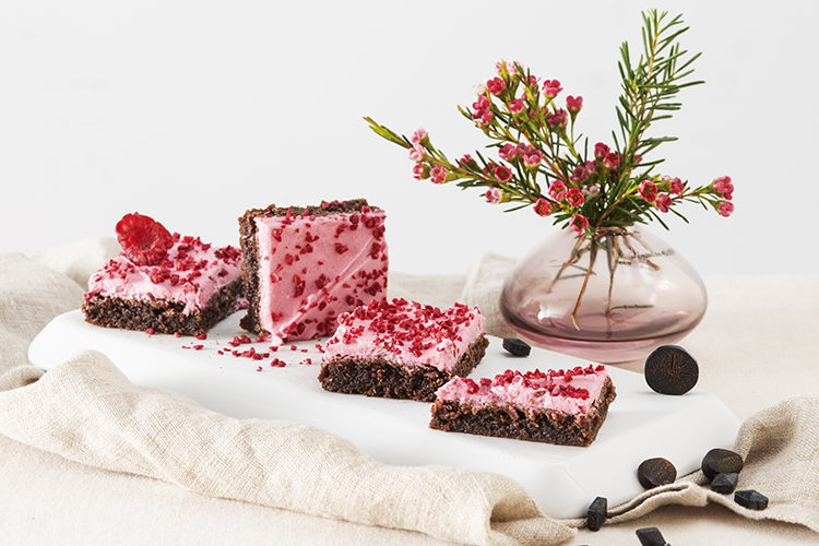 Chokladruta med hallon